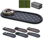 RJDJ Multifunctional Car Anti-Slip Mat, 360° Rotatable 4-in-1 Mobile Phone Stand On-Board Anti-Slip Pad, Car Dashboard Suppor