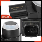 A-Premium 4-PC Reverse Backup Parking Assist Sensor Compatible with Chevrolet & Cadillac & Buick Models - Equinox 2010-2012, 