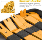 GOOACC 19Pcs Trim Removal Tool Set Panel Fastener Clips Removal Automotive Plastic Upholstery Pliers Removal Install Removal 