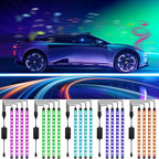 Car Led Lights Interior with Smart APP Control, Sync Music,DIY Mode,Multicolor Led Car Interior Light Kits,5V USB Led Lights for Cars, Trucks, SUVs