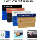 Zanch Vinyl Wrap Tool Kit,Complete Tools for Automotive Vinyl Wrap Film Installation - Professional 52pcs Full Set