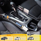 2 Pack Update Car Seat Gap Filler Organizer Leather Console Storage Box Front Side Pocket Seats Organizers Filler Interior Car Accessories for Phone Wallet Coin Key Sunglasses (Black)