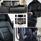 Leather Recoloring Balm - White Leather Repair Kit for Furniture, Dye, Recolor, Renew, Repair & Restore Aged, Faded, Cracked,