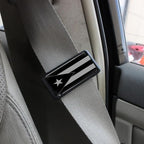 2PCS Puerto Rico Flag Car Seatbelt Adjuster car Universal Car Seat Belt Pads Cover for More Comfortable Driving, Seat Belt Shoulder Strap