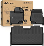 Nilight TPE Floor Mats for Ford F-150 F150 Lightning SuperCrew Cab Bucket Seats 2015 2016 2017 2018 2019 2020 2021 2022 2023 2024 2025 2026 All Weather Custom Fit Heavy Duty Floor Liners