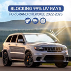 8pcs Car Window Shades for Jeep Grand Cherokee 2022-2025(NOT for Grand Cherokee L&Cherokee), Full Car Window Covers for Privacy, Rear Windshield Side Windows Sunshades to Block UV and Protect Privacy