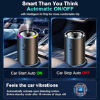 Smart Car Air Freshener, Car Air Freshener Diffuser with 100ml Perfume, Long Lasting Lasts 6 Months, RGB Music Syncing Light,