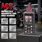 MR CARTOOL Motorcycle Diagnostic Tool OBD2 Motorcycle Fault Code Readers Scan Tool Motorcycle Code Reader Scaner Compatible