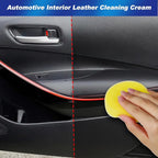 2Pcs Leader Cleaning and Care Cream & Cleaning Paste for Leather Care, Automotive Interior Leather Cleaning Cream, Leather Re