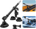 Suction Car Mount 360 Camera for car for Insta360 car Mount x5/X4/X3/X2/GO 3/ONE/GoPro Max-47 Lockable Anti-Fall Selfie Stick