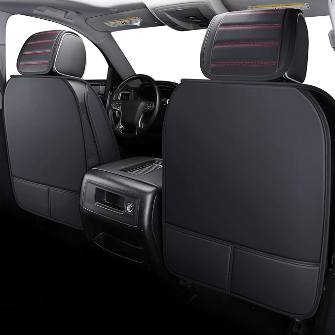 YIERTAI Compatible with Chevy Chevrolet Silverado GMC Sierra Seat Covers for 2007-2025 2026 1500/2500/3500HD Crew Double Cab 