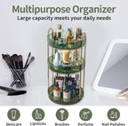 Asayuee 360 Rotating Perfume Organizer,3 Tier Large Capacity Make Up Organizers and Storage,Makeup Organizer for Bathroom,Cos