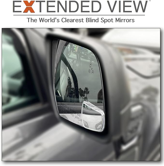 Custom Blind Spot Mirrors - Extended View, Compatible with 2019-2022 Ford Ranger