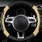NBTEPEM Customized Auto Car Steering Wheel Cover for Honda Accord, Civic, CR-V, HR-V, Pilot, Microfiber Leather Sport Steerin