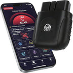 Bluetooth OBD2 Scanner for iPhone & Android - AI Powered Wireless Car Diagnostic Scan Tool, Check Engine Code Reader with