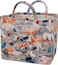Boho Fabric Storage Basket, Large Capacity Laundry Basket, 12.2'' x 10.23'' x 10.23'' Collapsible Laundry Hamper with Easy Ca