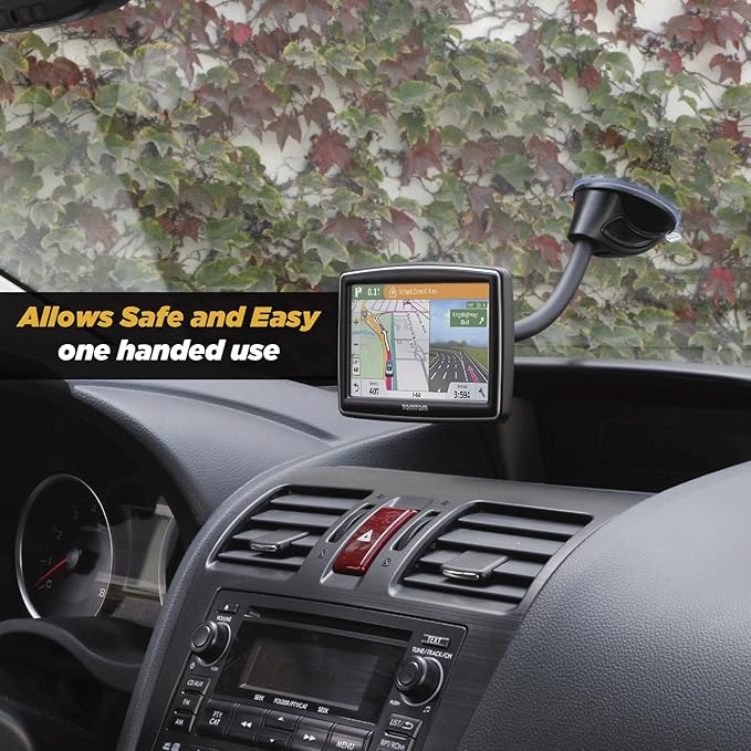 Scosche MAGWDMB MagicMount Flex Neck Suction Cup Car Phone Mount for Dashboard/Windshield, 360° Adjustable Magnetic Head, Universal Cell Phone Holder Compatible with iPhone, Samsung & All Devices