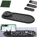 Multi-Functional Support Anti-Slip Pad, 360° Rotatable Multifunction Car Anti Slip Mat Phone Holder, Anti Slip Car Dash Grip 