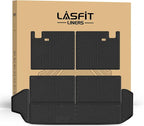 LASFIT Cargo Mat&Backrest Mat for Toyota 4Runner 2025-2026 (Only Fit 7-Seats), All Weather TPE Custom Fit Easy Clean Durable No-Curling Cargo Liner for 6th gen 4 Runner Cargo Mat, Black