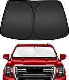 ARISMOTOR Windshield Sun Shade for GMC Yukon XL 2021-2025 2026, Custom Fit Foldable Front Window Sunshade Sun Visor Protector, Block UV Rays Keep Your Car Cooler