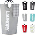 Caroeas 90L Laundry Basket (13 Colors), Waterproof Laundry Hamper, Laundry Bag with Padded Handles, Clothes Hamper, Collapsib