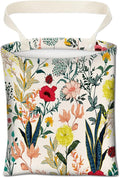 Car Trash Can, Cute Car Trash Bag, Hanging Car Organizer and Storage Bag, Trash Bin for Car Accessories, Vehicle, Travelling, Camping Cute Colorful Flowers