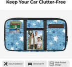 Car Sun Visor Organizer Sea Turtle Sun Visor Organizer with Big Zipper Pocket Cars Interior Accessories Easy to Store for Cars, Trucks & SUVs