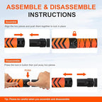 COMOWARE Extendable Snow Brush for Car, Ice Scrapers for Car Windshield Combo Kit with 270° Pivoting Head, 6-in-1 Snow Removal Tool with Snow Shovel Snow Scraper for Car, Truck, SUV, Winter Car Kit