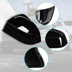 Jaronx Compatible with Tesla Model Y Juniper Mirror Cover Replacement 2025 2026, Left Driver Side Clip-on Rear View Mirror Cover Cap for Tesla Model Y Juniper Accessories 1963538-D4-B (Solid Black)