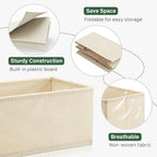 Kootek 16 Pack Drawer Organizer Clothes, Dresser Drawer Organizers for Clothing Fabric Foldable Closet Organizers and Storage