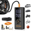 Tire Inflator Portable Air Compressor, Air Pump for Car Tires, 7800 mAh Battery, 12V DC, 150 PSI, 40L/min Air Flow, Fast Inflation, Portable air pump for MPV, SUV, Car, Motorcycle, Bike, Ball