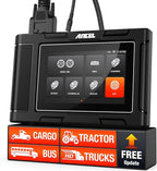 ANCEL HD3400 Pro Heavy Duty Truck Scanner | DPF Regeneration, Lifetime Free Update, Compatible with Commercial Vehicles with