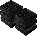 Criusia 6 Pack Sock Underwear Drawer Organizer Dividers - Dresser Organizer for Baby Clothes - Closet Organizers and Storage 