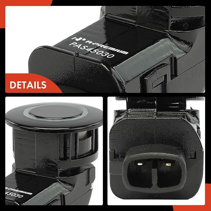A-Premium 4-PC Front and Rear Outer Reverse Backup Parking Assist Sensor Compatible with Select Toyota Models - Sienna 2006 2