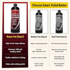 Carfidant Heavy Cut Compound – Professional Car Scratch Remover for Deep Scratches, Sanding Marks & Oxidation – Cutting Polish for DA & Rotary Machines – Auto Paint Correction – 16 oz
