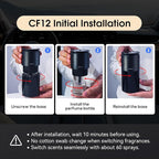 Ceeniu Car Air Fresheners - F26/CF12/F39 Dedicated Perfume Refill - 45ml - Can be Used for 2~6 Months - Made with Natural Pla