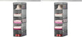 ZOBER Hanging Closet Organizer, 5-Shelf - Hanging Storage Organizer Shelves for Clothes, Towels, Toys - College Dorm Room, Nu