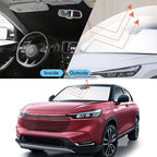 Front Windshield Sun Shade Foldable Car Front Window Sun Shade Windshield Shade Custom Fit for 2023-2025 2026 Honda HR-V Block UV Rays Heat Keep Car Cooler