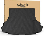 LASFIT Cargo Mat for Ford Mustang 2015-2023 (with or Without Subwoofer) Trunk Liner, Custom Fit All Weather Protector TPE One-Piece Design Easy Installation Trunk Mat, 1pc Black