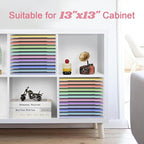 SONGWAY 12x12 Paper Storage Organizer - 13 Tier Desk File Organizer with Adjustable Shelves, Letter Mail Tray, 12x12 Stackabl