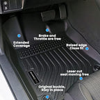AUXKO All Weather Floor Mats for Honda Civic 2026 2025-2022 Sedan Hatchback Si(Include Sport|2nd Row with&w/o USB Port|Not for Hybrid) Acura Integra 2023-2026 Liners All Season Odorless Anti-Slip