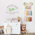POVETIRE Headband Holder - Hair Bows Organizer & Display Storage Wall Hanging Decor for Baby Nursery & Toddler Girls Room