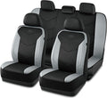 Skechers Memory Foam Seat Covers,Leather Car Seat Covers, Ultimate Comfort & Support Seat CoversFull Sets,Airbag Compatible, 