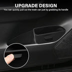2PCS Door Side Trash Can for 2019-2024 2025 Toyota RAV4 Accessories Trash Bin with Handle Silicone Garbage Can (Left & Right Side)