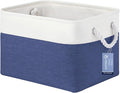 Large Storage Baskets- 15x11x10 inch Storage Bins for Shelves and Closet Organizing, Foldable Fabric Bin for Home Organizatio