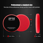 Buffing Polishing Pads, SPTA 7Pc 6.5 Inch Face for 6Inch 150mm Backing Plate Compound Buffing Sponge Pads Cutting Polishing Pad Kit For Car Buffer Polisher Compounding, Polishing and Waxing -YL6PADMIX