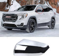 Left Driver Side Exterior Mirror Cap Cover Rearview Mirror Cover Trim Fit for 2018 2019 2020 2021 2022 2023 Chevrolet Equinox & GMC Terrain Replace 23406417 (Chrome)