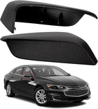 Passenger Side Mirror Cover Replacement for Chevrolet Chevy Malibu 2016 2017 2018 2019 2020 2021 2022 2023 2024 2025 - Right Side Mirror Covers, Rear View Mirrors Cap Accessories Textured