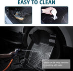 All Weather Floor Mats Compatible with 2015-2019 Hyundai Sonata, 3D TPE Rubber Full Cover Protection Car Mats Full Set Liners Black (2015-2019 Sonata)
