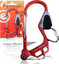OUTDOOR ELEMENT Fire Escape, Emergency Escape Tool, Seatbelt Cutter, Window Breaker, Multi Tool, Fire Starter, Carabiner, and